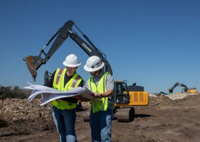 Bob and Riley on the jobsite